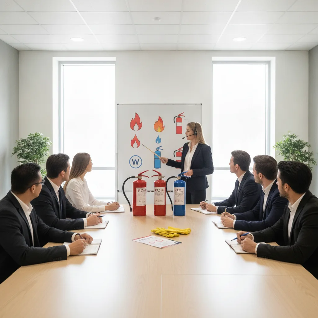 formation manipulation extincteur personnel magasin