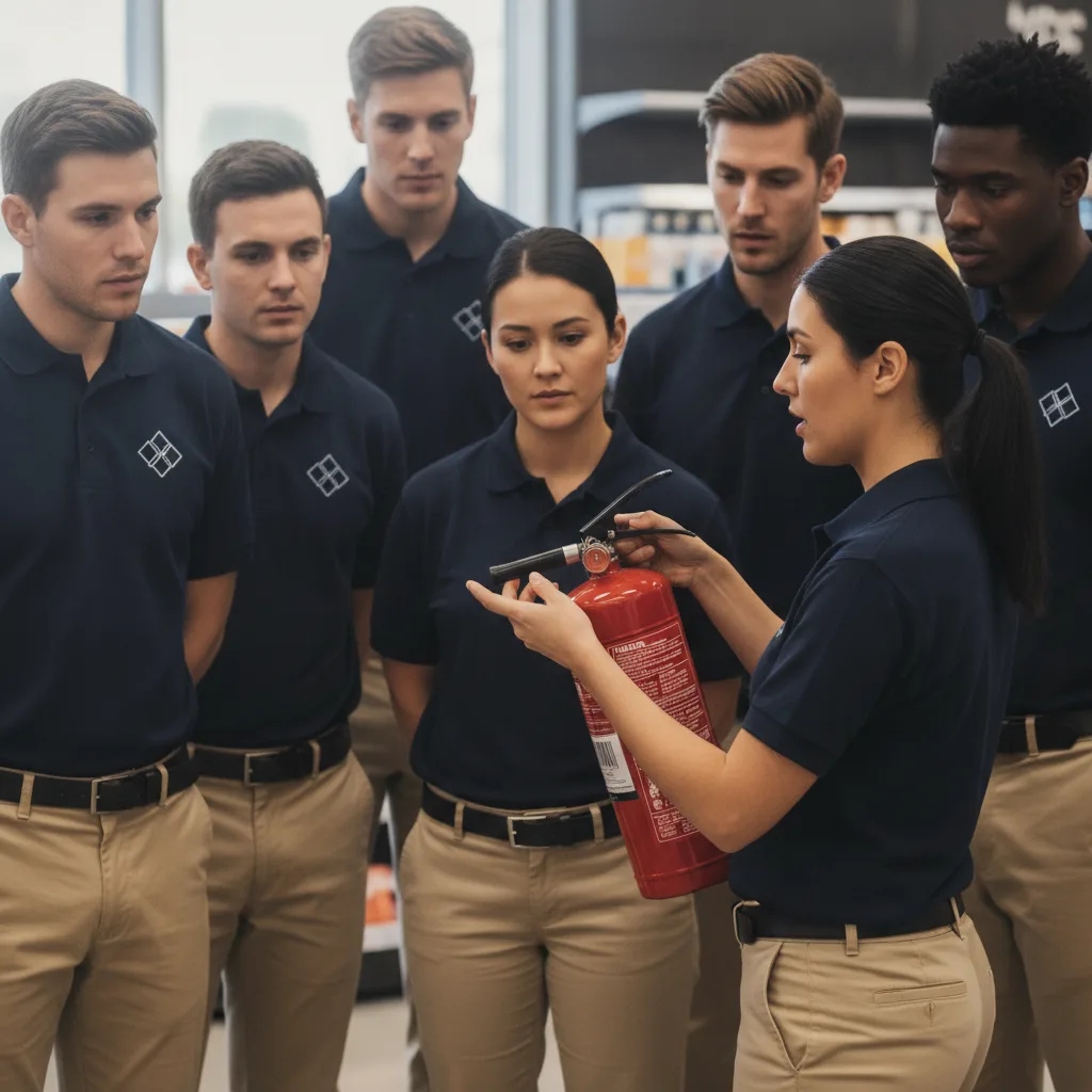 formation manipulation extincteur personnel magasin